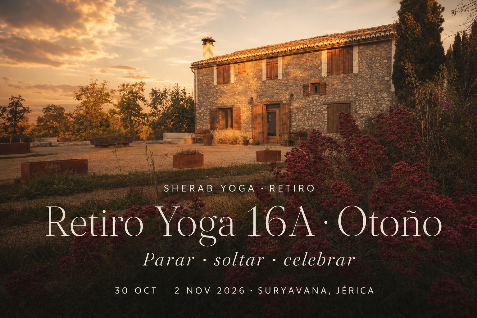 Retiro Yoga 16A · Otoño en Suryavana -sherabyoga