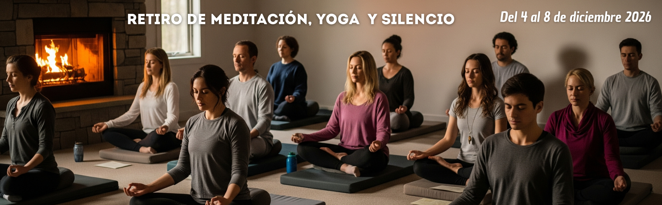 Retiro de meditación, yoga y silencio